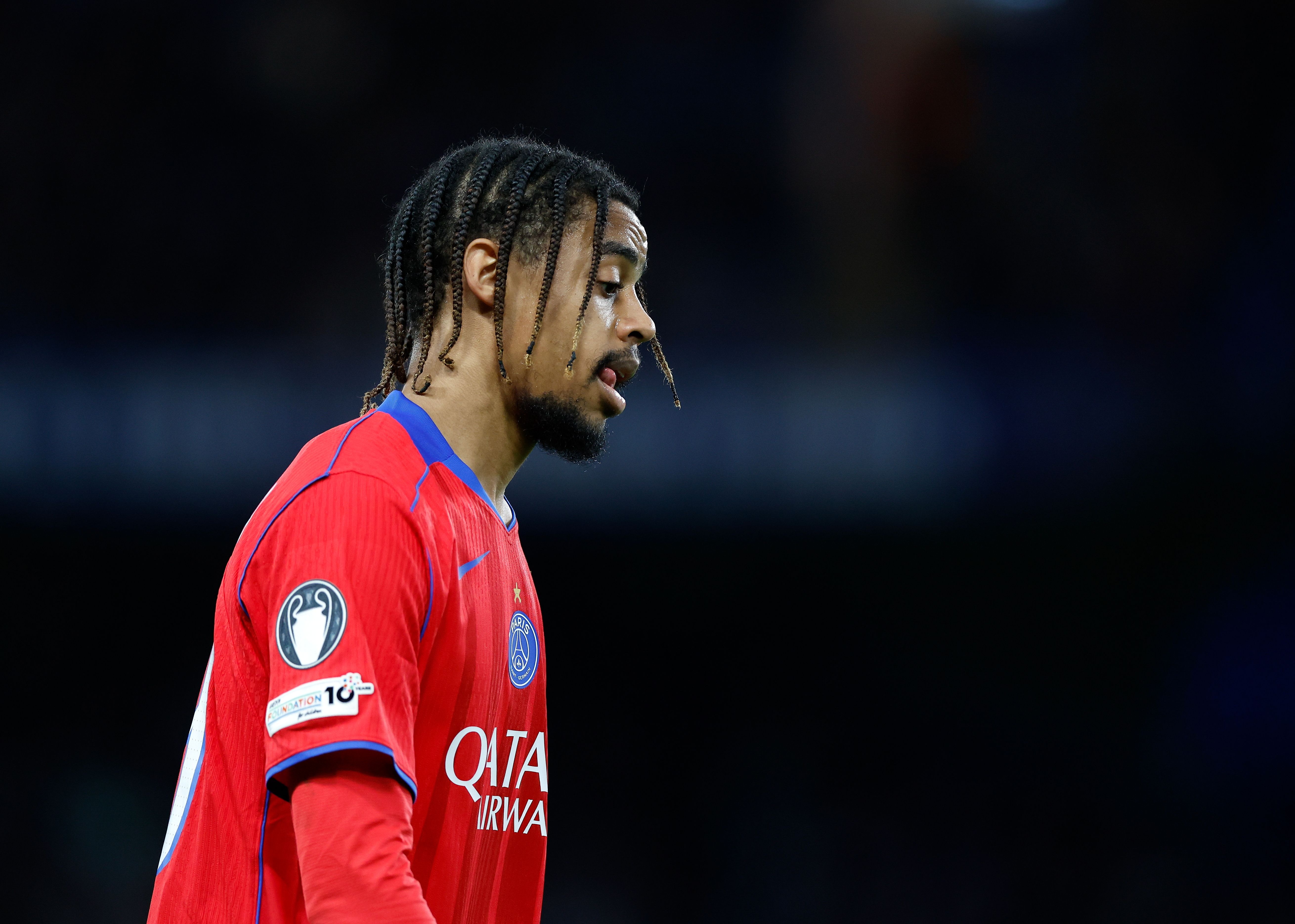 巴尔科拉缺阵欧冠比赛！是巴黎自2023年10月vs米兰以来首次